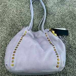 NWT💜RARE💜THE SAK COLLECTION GENUINE LEATHER HOBO BAG WITH TASSEL